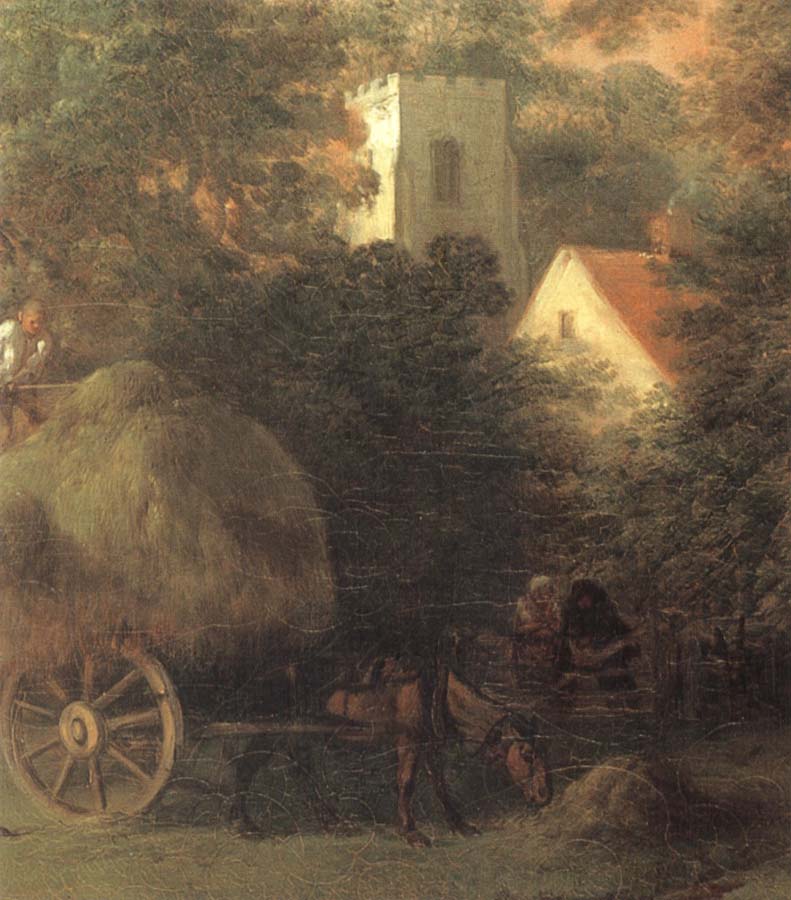Landscape with Peasant and Horses
